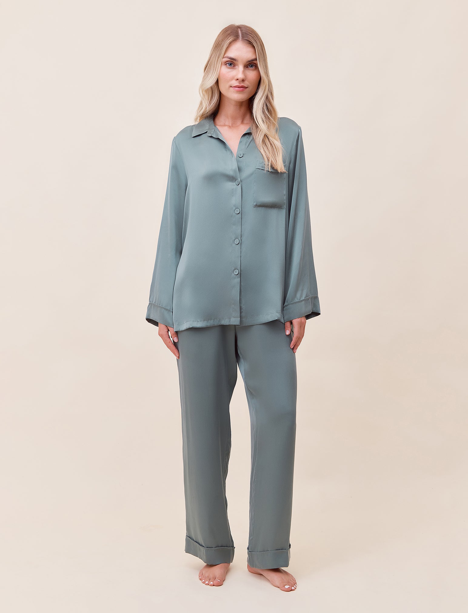 Papinelle Washable Silk Long PJ